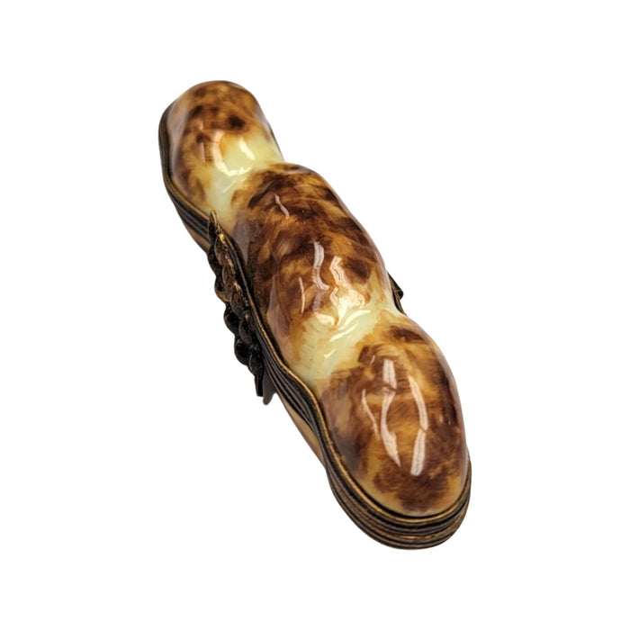 French Baguette Box for Collectors Porcelain Limoges food French Trinket Box