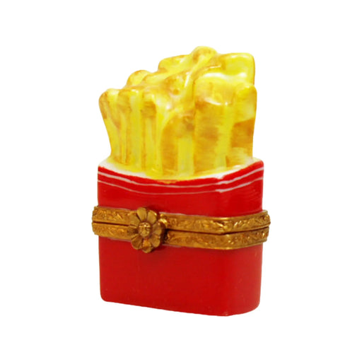 French Fries Limoges Box for Kitchen Decor Porcelain Limoges Food French Trinket Box