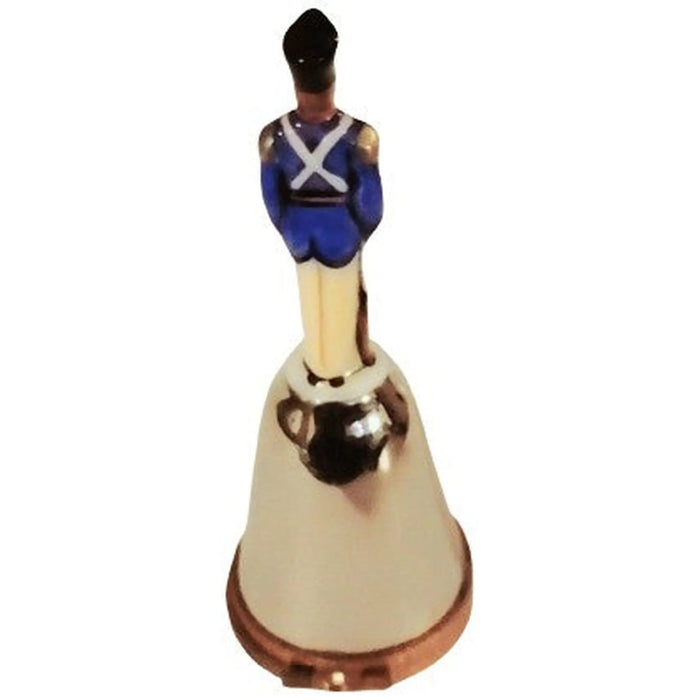 French Guard Bell for Collectors Porcelain Limoges christmas world xmas theme French Trinket Box