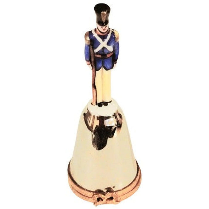 French Guard Bell for Collectors Porcelain Limoges christmas world xmas theme French Trinket Box