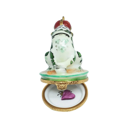 Frog Prince Limoges Box for Collectors Porcelain Limoges Turtle Frogs French Trinket Box