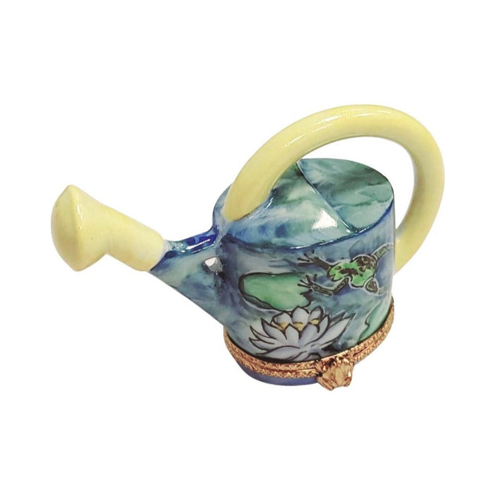 Gift idea for someone who loves France: Frog Watering Can Limoges box