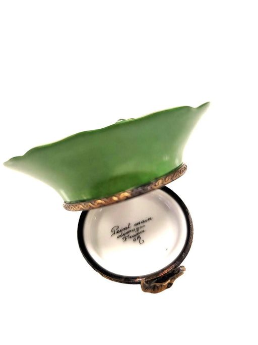 Frog Figurine for Nature Lovers Porcelain Limoges frog LIMOGES BOXES turtle French Trinket Box