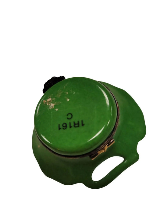 Frog Figurine for Nature Lovers Porcelain Limoges frog LIMOGES BOXES turtle French Trinket Box