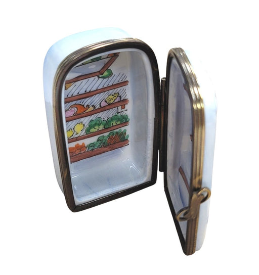 Frozen Elegance Limoges Box for Home Decor Porcelain Limoges Home Food French Trinket Box