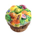 Fruit in Basket Limoges Box Porcelain Figurine-fruit home-CH2P271