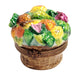 Fruit in Basket Limoges Box Porcelain Figurine-fruit home-CH2P271
