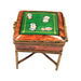 Game Night Elegance Box for Collectors Porcelain Limoges games wine spirits French Trinket Box