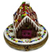 Gingerbread House for Holiday Collectors Porcelain Limoges xmas theme French Trinket Box