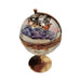 Genuine Globe with Ship Limoges box painted by hand in France, from Limoges Boutique