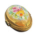 Gold Floral Elegance Egg for Luxury Collectors Porcelain Limoges egg French Trinket Box