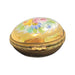 Gold Floral Elegance Egg for Luxury Collectors Porcelain Limoges egg French Trinket Box