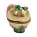The painter's artistry shows on this Gold Heart Rose Perfume Bottle for Romantic Gifts Limoges box