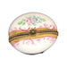 Gold Pink Flat Round Pill-LIMOGES BOXES traditional-CH11M153