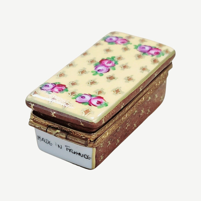 Gold Rose Shoes Limoges Box for Collectors Porcelain Limoges shoes fashion figurine LIMOGES BOXES French Trinket Box