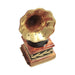 The painter's artistry shows on this Gold Victrola Record Player Limoges box
