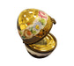 Gold Floral Limoges Egg for Elegant Gifting Porcelain Limoges perfume egg French Trinket Box