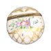 Gold w Flowers Flat Round Pill-LIMOGES BOXES traditional-CH11M160