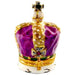 Golden Royal Crown for Elegant Gifts Porcelain Limoges Travel Hats French Trinket Box