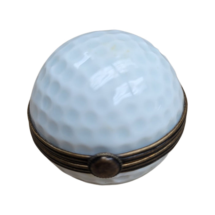 Golf Ball Limoges Box for Golf Enthusiasts Porcelain Limoges golf French Trinket Box
