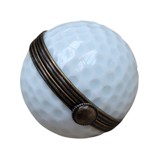 Golf Ball Limoges Box for Golf Enthusiasts Porcelain Limoges golf French Trinket Box