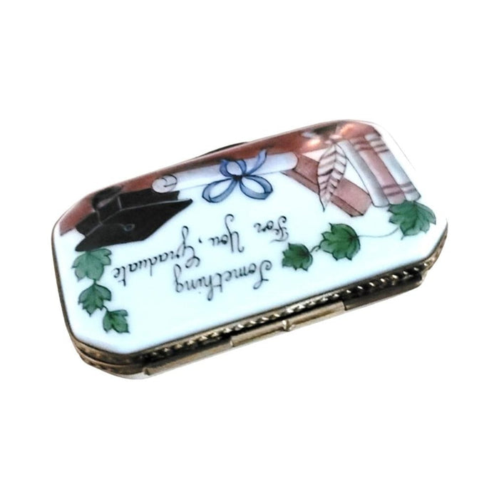 Fine art lovers will admire this Something for Graduation Limoges box