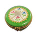 Green Crown Top Pill-LIMOGES BOXES traditional-CH11M306GR