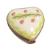 Green Heart Red Flowers-hearts LIMOGES BOXES-CH11M177