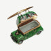 Green Kayak Limoges Box for Adventure Lovers Porcelain Limoges vehicle sports French Trinket Box