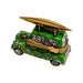 Green Kayak Limoges Box for Adventure Lovers Porcelain Limoges vehicle sports French Trinket Box