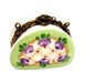 Green Purse for Elegant Collectors Porcelain Limoges purse trinket box limoges French Trinket Box