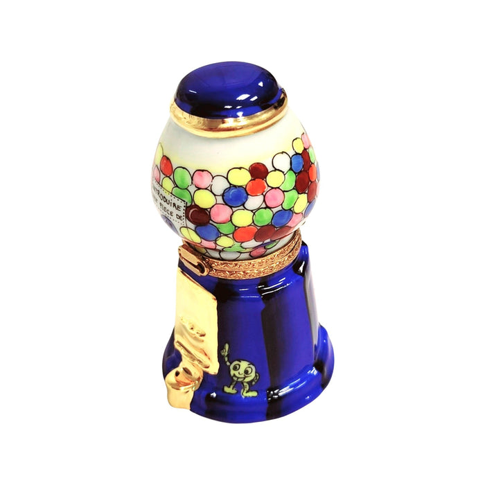 Gumball Machine Limoges Box for Nostalgic Collectors Porcelain Limoges dessert carnival French Trinket Box
