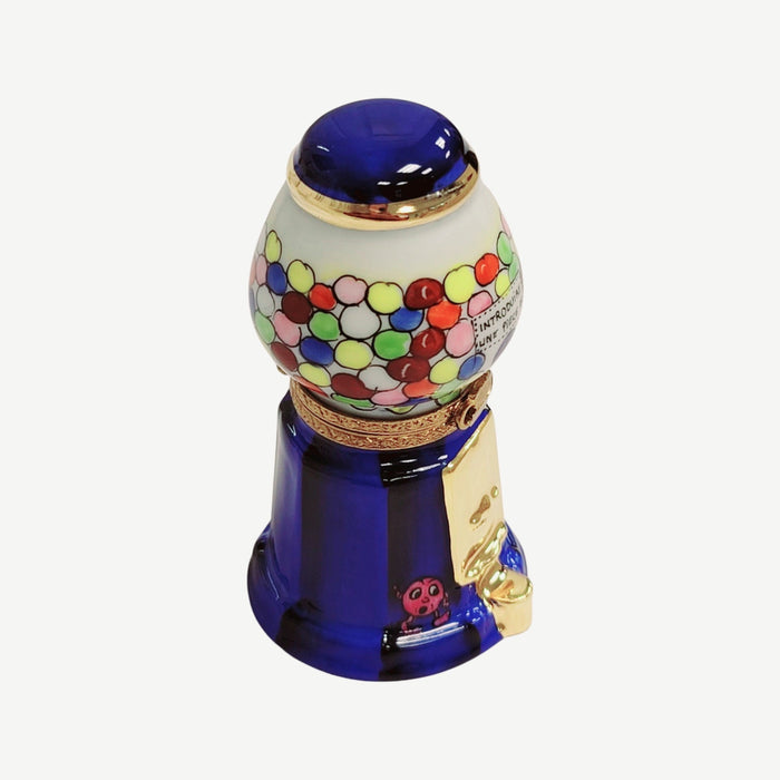 Gumball Machine Limoges Box for Nostalgic Collectors Porcelain Limoges dessert carnival French Trinket Box