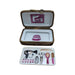 Hair Dresser Case Blow Dryer Limoges Box Porcelain Figurine-fashion limoges boxes home furniture-CH6D226