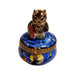 Halloween Owl Limoges Box Porcelain Figurine-halloween bird-CH3S212