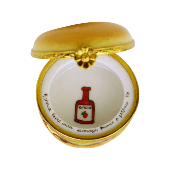 Hamburger Limoges Box Figurine Artoria | Collectible Authentic Limoges Box
