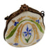 Hand Painted Purse Box for Collectors Porcelain Limoges purse trinket box limoges French Trinket Box