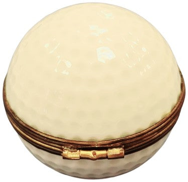 Handmade Limoges Golf Box for Collectors Porcelain Limoges golf French Trinket Box