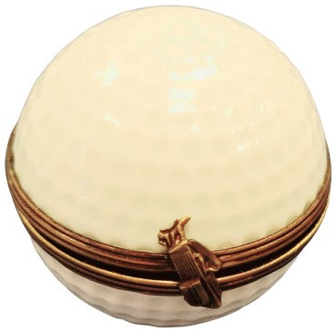 Handmade Limoges Golf Box for Collectors Porcelain Limoges golf French Trinket Box