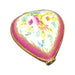 Heart Pink Flowers-hearts LIMOGES BOXES-CH11M183-PINKHEART