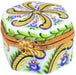 Hexagon Fontainebleau Limoges Box for Collectors Porcelain Limoges shaped French Trinket Box