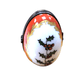 Holly Egg Frame Delight for Home Decor Porcelain Limoges Egg xmas French Trinket Box