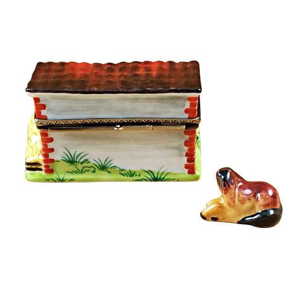 Horse Barn Limoges Box for Equestrian Collectors Porcelain Limoges horse French Trinket Box