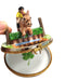 Horse Jumping w Jockey Limoges Box Porcelain Figurine-farm LIMOGES BOXES professional horse-CH7N116