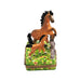 Horses in Meadow Limoges Box for Equestrian Enthusiasts Porcelain Limoges horse French Trinket Box
