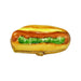 Hot Dog Limoges Box for Dog Lovers Porcelain Limoges Food French Trinket Box