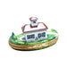 House w Golf Course Limoges Box Porcelain Figurine-sports golf limoges box-CH7N230