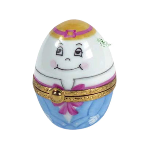 Humpty Dumpty Egg for Collectors Porcelain Limoges myth Fairy Tale French Trinket Box