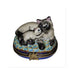 Gift idea for someone who loves France: Siamese Cat with Kitten Limoges box