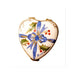Fine art lovers will admire this Christmas Heart Joyeux Noel Limoges box